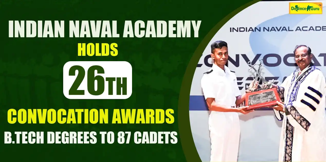 Indian Naval Academy Holds 26th Convocation