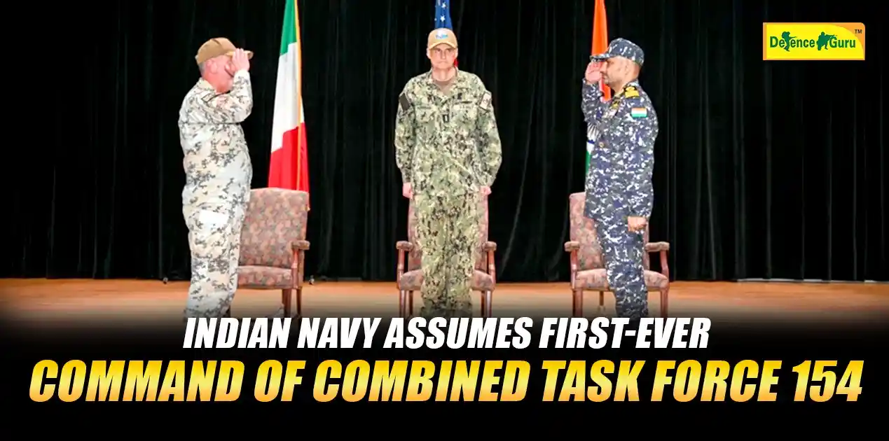 Indian Navy command CTF 154