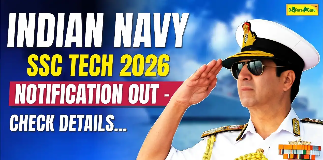 Indian Navy SSC Tech 2026 Notification Out