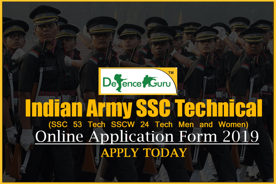 Indian Army SSC Technical Online Application Form 2019
