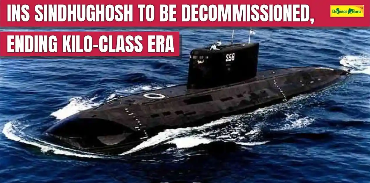 INS Sindhughosh to Be Decommissioned