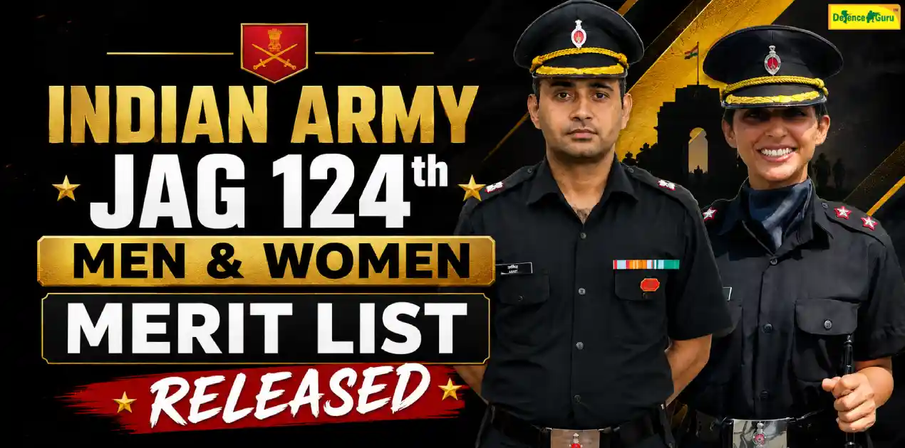 JAG 124 Men Women Merit List
