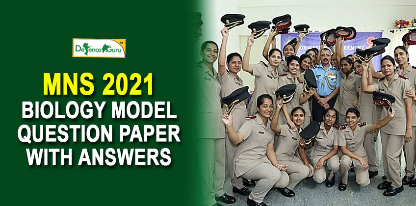 MNS 2021 Biology Model Question Paper with Answers