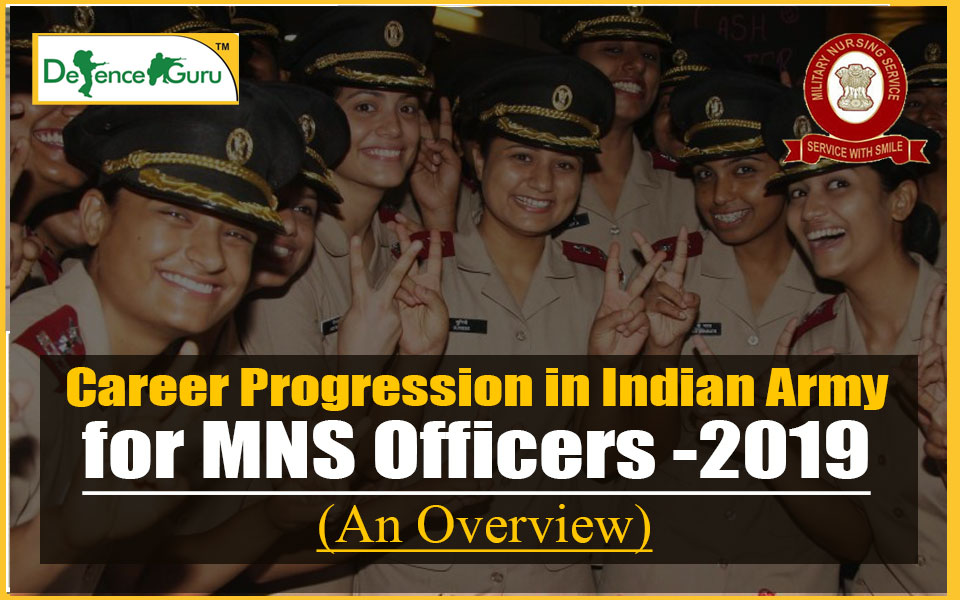 Career Progression in Indian Army for MNS officers-2019