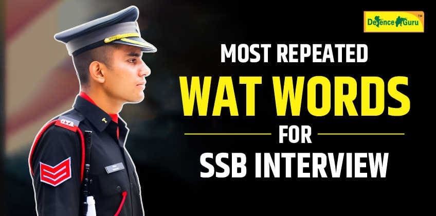 60 Most Important WAT Words for Upcoming SSB Interview