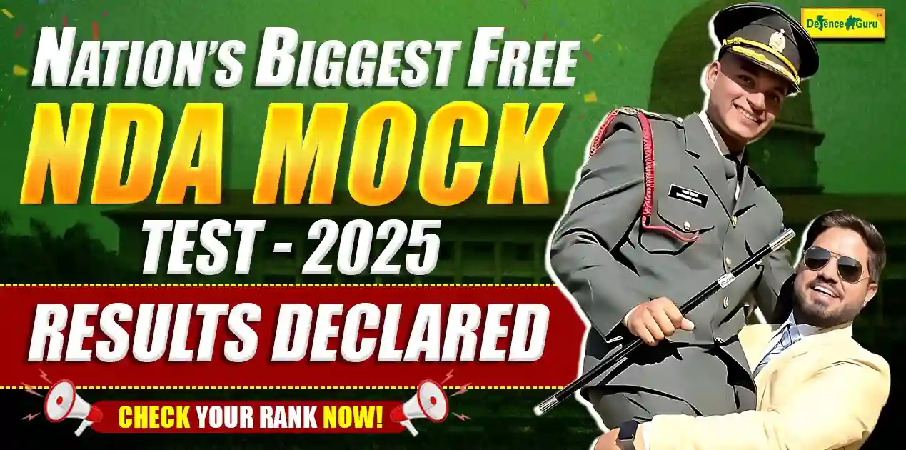 Nation's Biggest Free NDA Mock Test 2025 Result Out