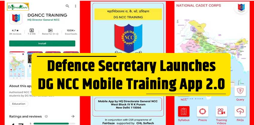 Defence Secretary launches DG NCC Mobile Training App 2.0