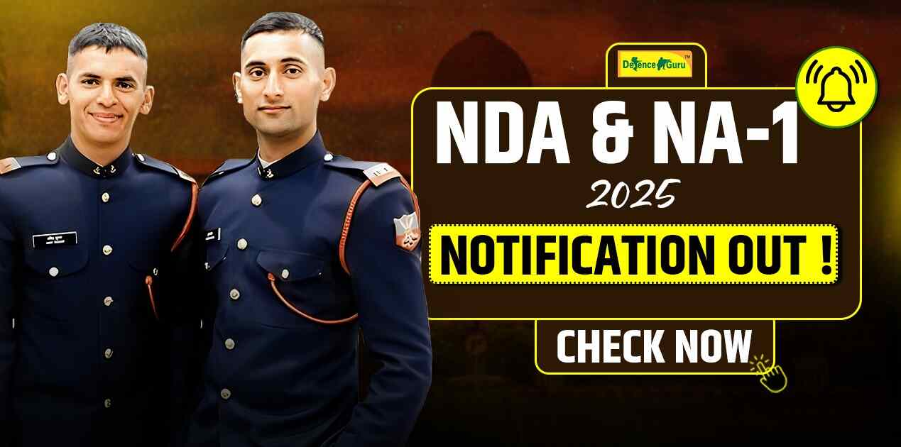 NDA-1 2025 Notification Out- Download the PDF