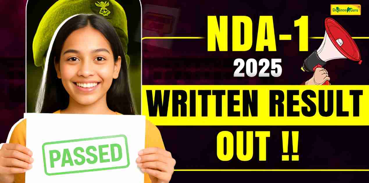 NDA 1 2025 Written Result Out: Check Your Result