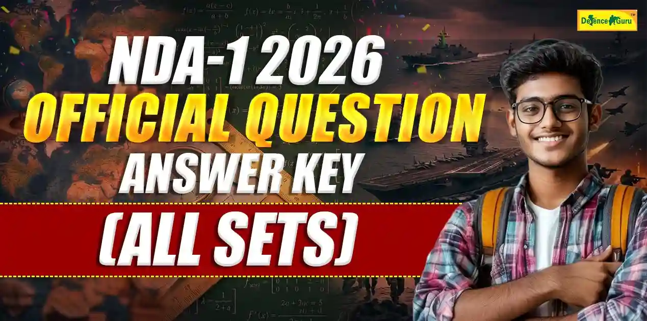 NDA 1 2026 answer key Maths GAT