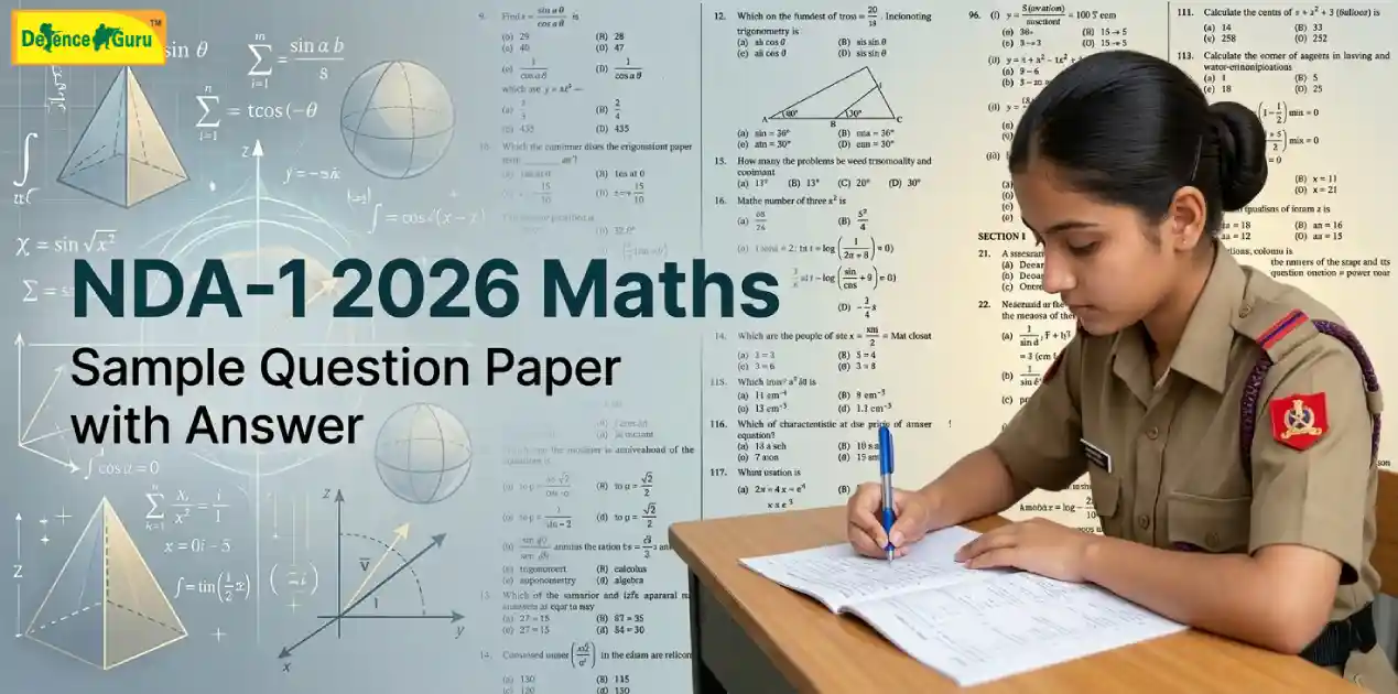 NDA 1 2026 maths sample paper