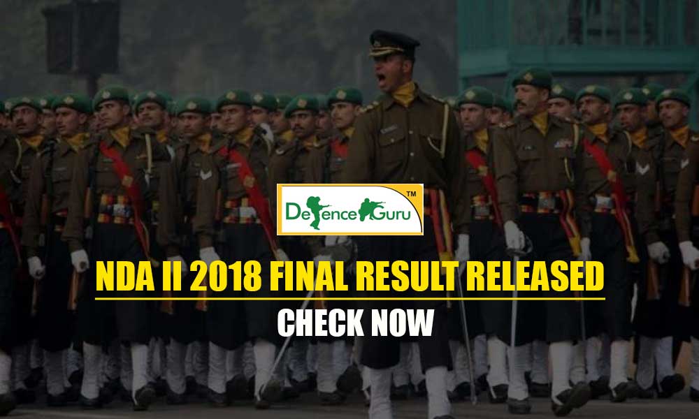 NDA II 2018 Final Result Released-Check Now