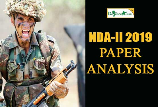A QUICK ANALYSIS OF NDA-II 2019 EXAM PAPER Math and GAT