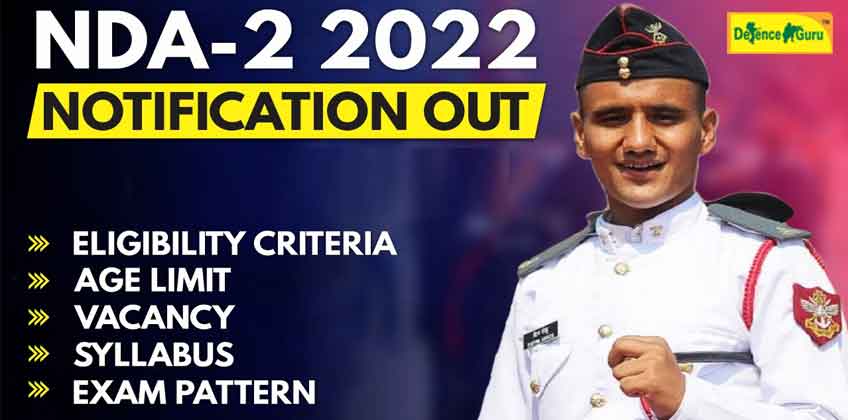 NDA-2 2022 Official Notification & Exam Date Out