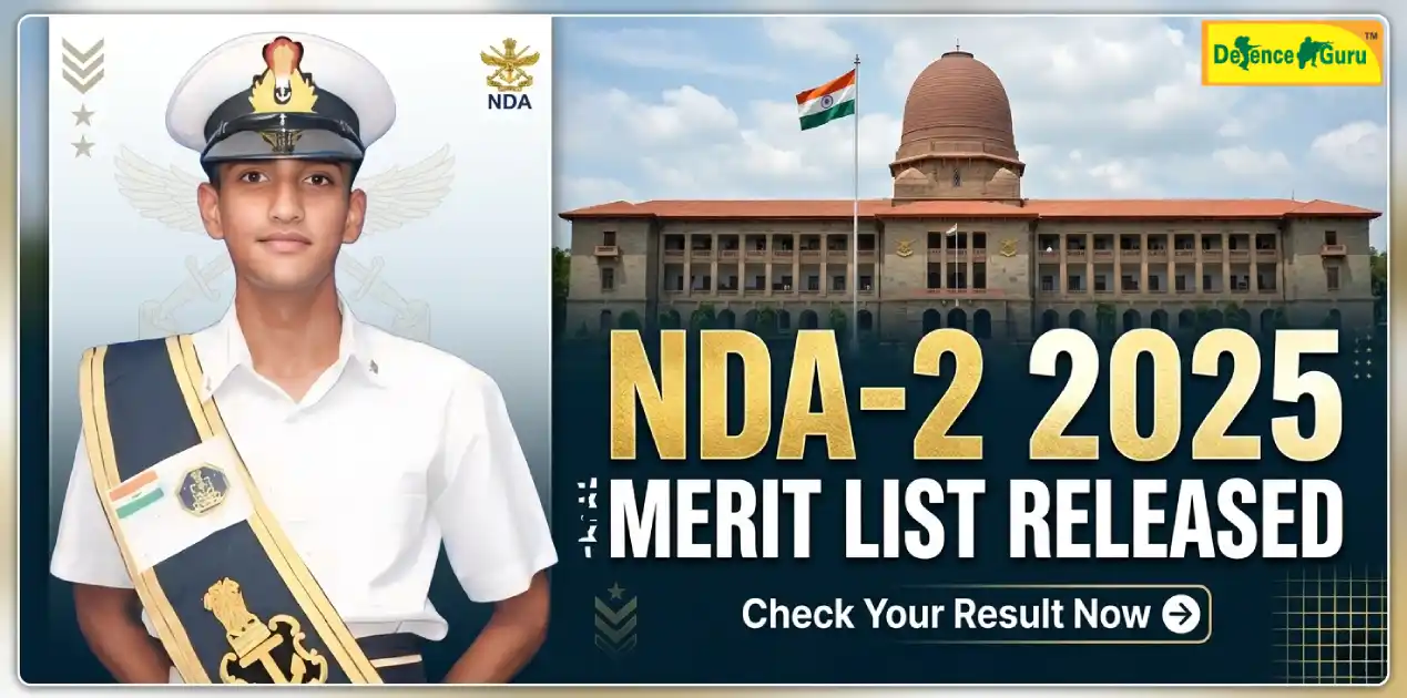 NDA 2 2025 final merit list