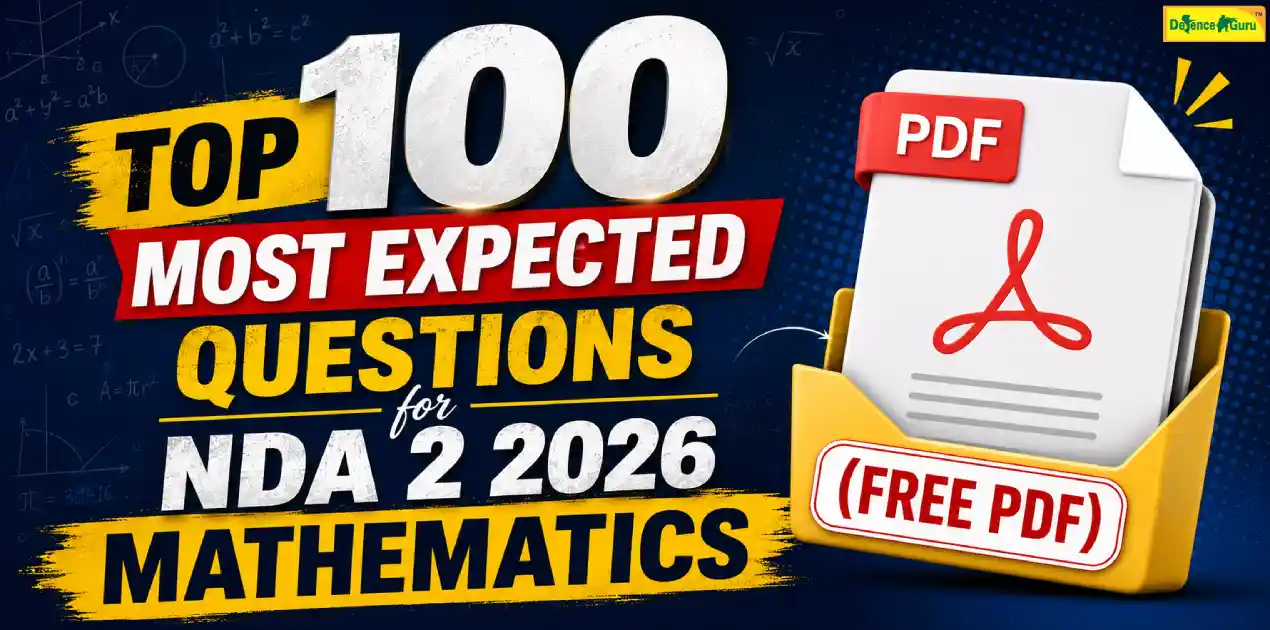 NDA 2 2026 Mathematics Questions