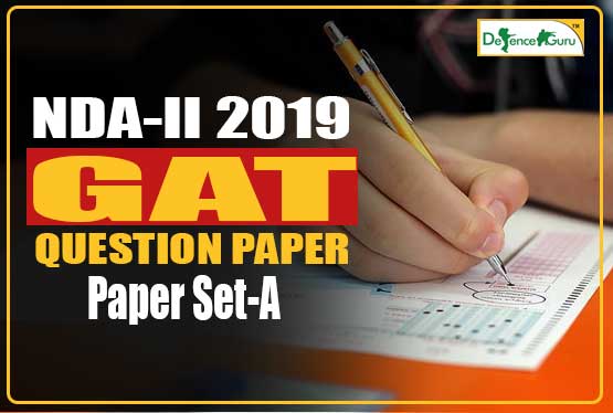NDA-II 2019 GAT Question Paper Set - C