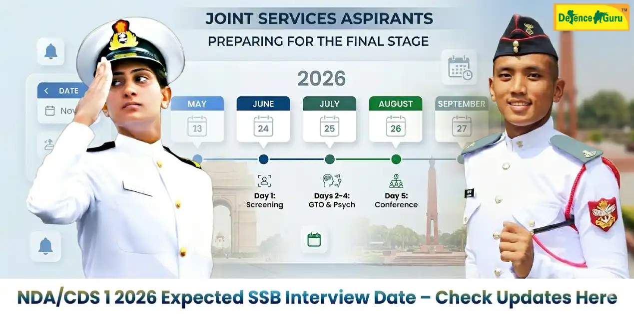 NDA CDS 1 2026 SSB interview date