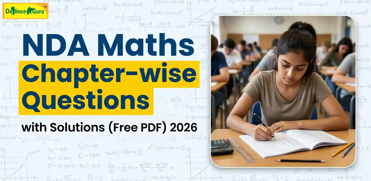 NDA Maths chapter wise questions PDF 2026