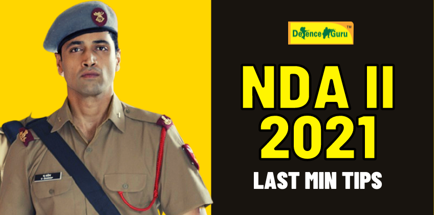 NDA 2 2021 Last Minute Preparation Tips