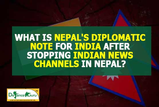 Nepal's diplomatic note for India after stopping Indian media