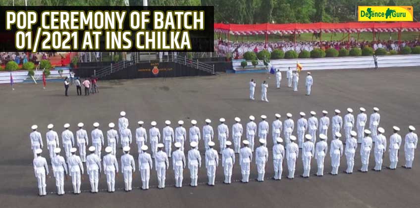 Passing Out Parade Ceremony of Batch 01/2021 at INS Chilka - 09 July 2021