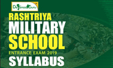 Rashtriya Military School Entrance Exam Syllabus 2019