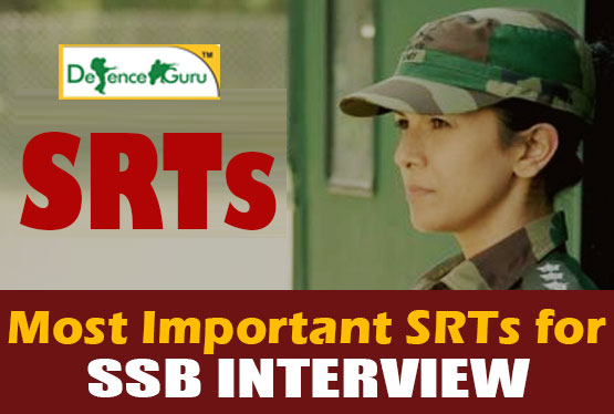 Most Important SRTs for SSB Interview