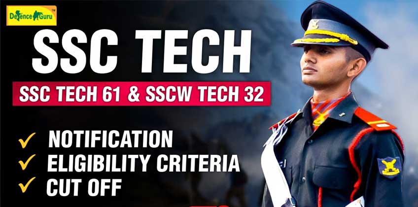 SSC Tech 61 & SSCW Tech 32 Notification