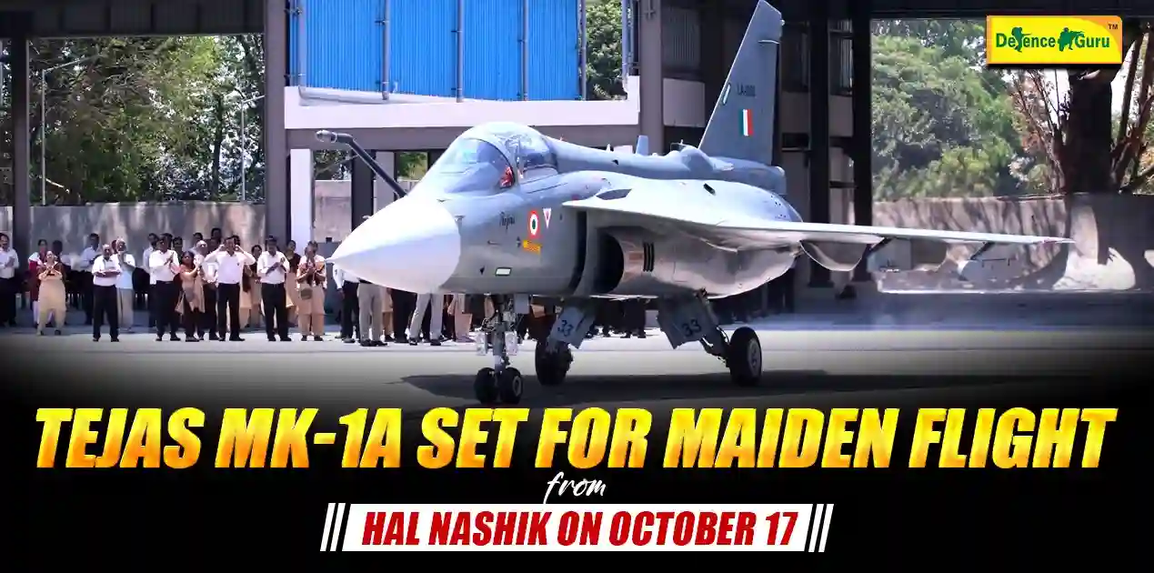 Tejas Mk 1A Set for Maiden Flight