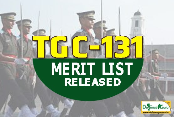 TGC 131 Merit List Released - July 2020 Course