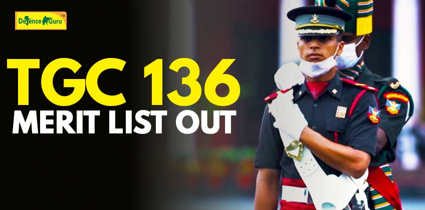 Technical Graduate Course (TGC) 136 Merit List Out Jan 2023 Course - Check Now