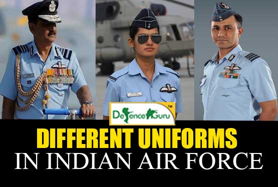 Different Uniforms In Indian Air Force
