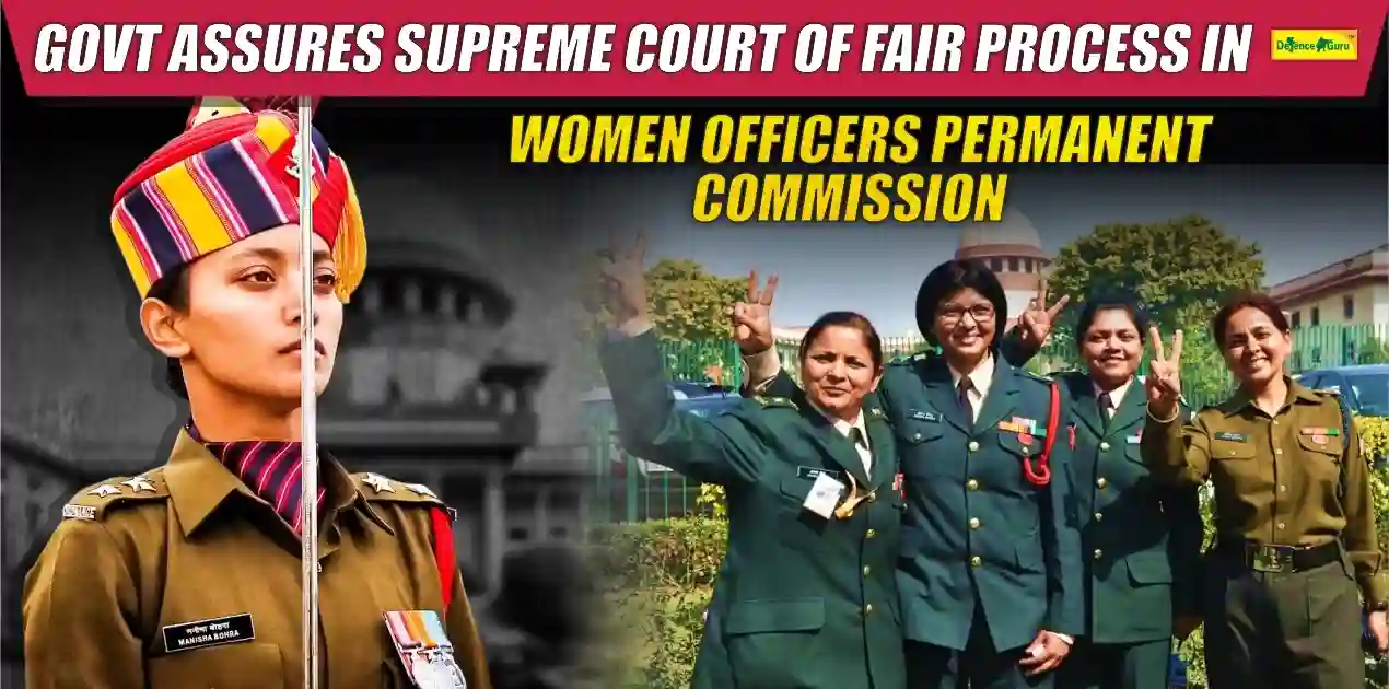 Govt Assures SC of Fair Process in Women Officers PC
